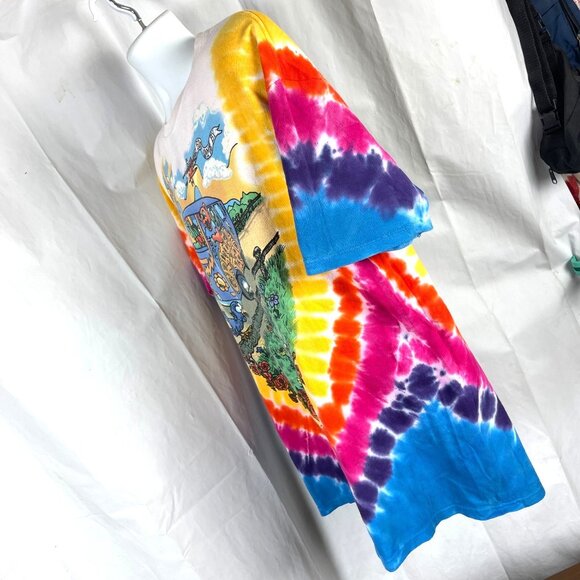 Grateful Dead Summer Tour 1994 Vtg Mens T-Shirt Tie Dye size XL +DeadHead Button - Picture 8 of 14